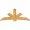 Ekena Millwork Alberta Rough Sawn Timber Gable Bracket, Western Red Cedar, 60"W x 35"H x 2"D x 6"F, 14/12 Pitch GBW060X35X0206ALB00RWR - alternate 3